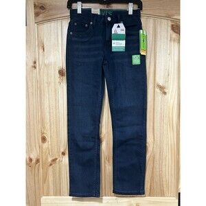 Levi’s 511 Boys Jeans NWT Dark Wash Adjustable Waist Slim Fit Eco Performance